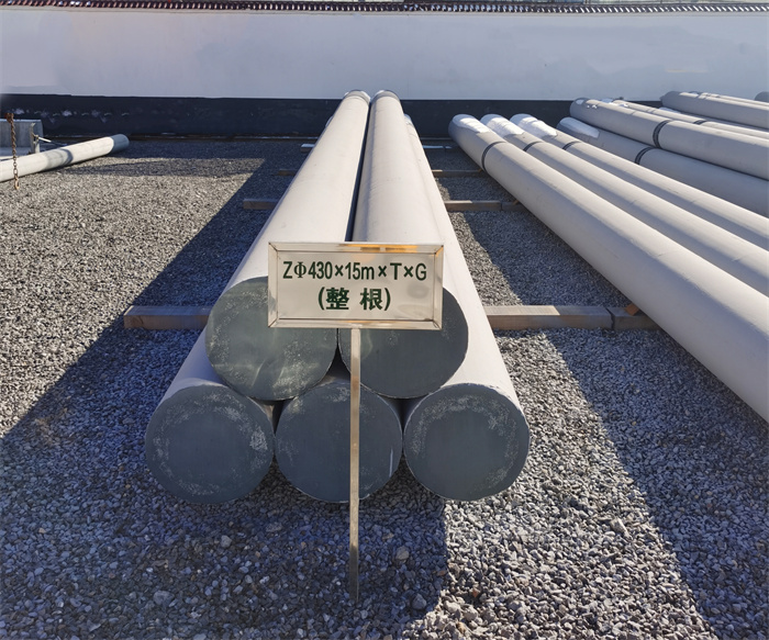 泉州430×15米×T×G终端电线杆